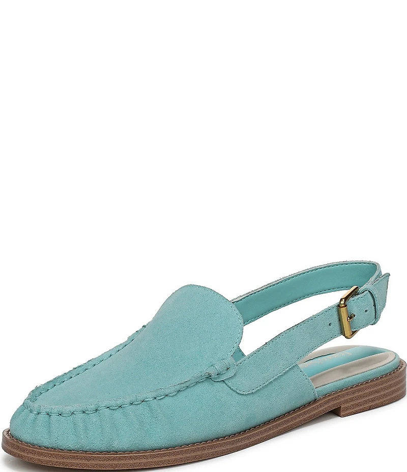 Franco Sarto Sully Suede Slingback Loafers