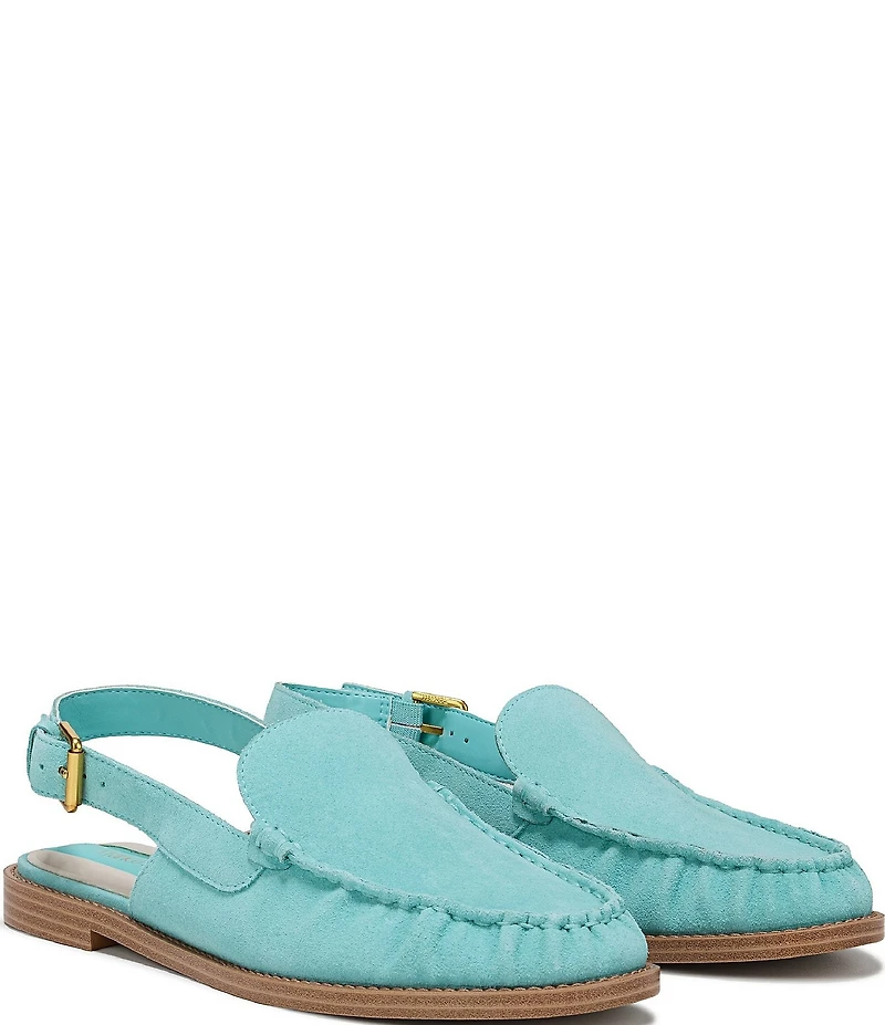 Franco Sarto Sully Suede Slingback Loafers