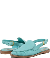 Franco Sarto Sully Suede Slingback Loafers