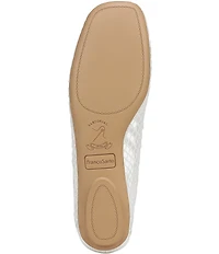 Franco Sarto Tatum Fishnet Mesh Triple Strap Mary Jane Ballet Flats