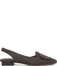 Franco Sarto Teagan 2 Herringbone Fabric Slingback Dress Flats