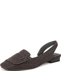 Franco Sarto Teagan 2 Herringbone Fabric Slingback Dress Flats