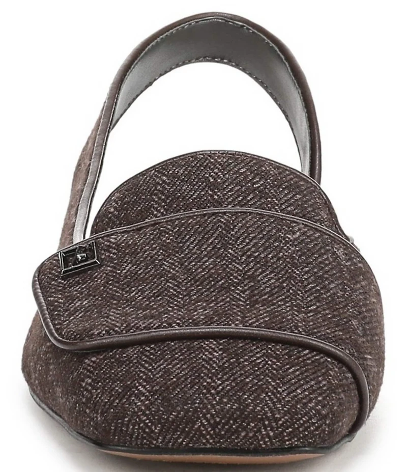 Franco Sarto Teagan 2 Herringbone Fabric Slingback Dress Flats