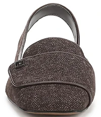 Franco Sarto Teagan 2 Herringbone Fabric Slingback Dress Flats