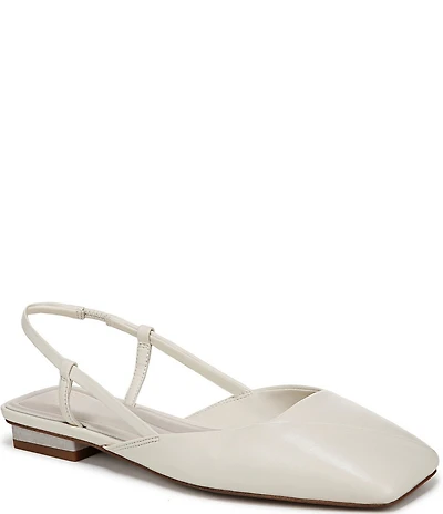 Sarto by Franco Sarto Telica Leather Slingback Flats