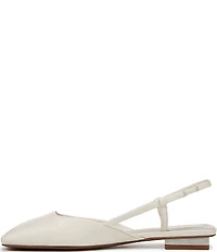 Sarto by Franco Sarto Telica Leather Slingback Flats