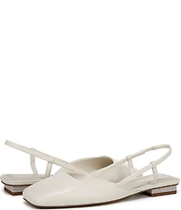 Sarto by Franco Sarto Telica Leather Slingback Flats