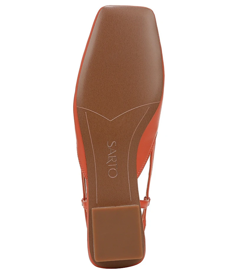 Sarto by Franco Sarto Telica Leather Slingback Flats