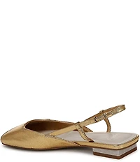 Sarto by Franco Sarto Telica Leather Slingback Flats