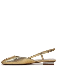 Sarto by Franco Sarto Telica Leather Slingback Flats