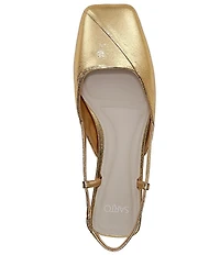 Sarto by Franco Sarto Telica Leather Slingback Flats