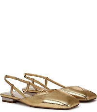 Sarto by Franco Sarto Telica Leather Slingback Flats