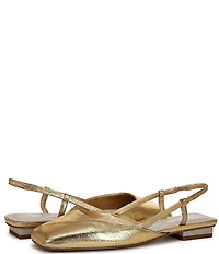 Sarto by Franco Sarto Telica Leather Slingback Flats