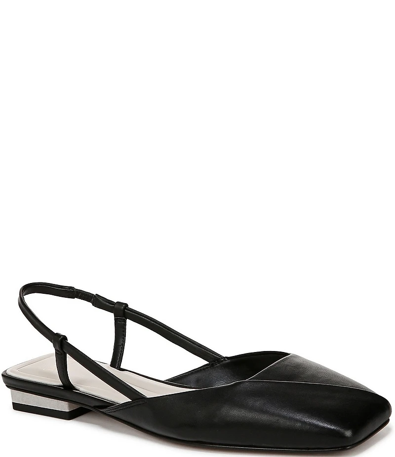Sarto by Franco Sarto Telica Leather Slingback Flats