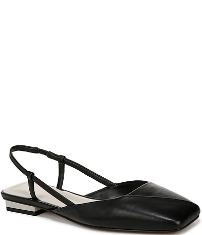 Sarto by Franco Sarto Telica Leather Slingback Flats