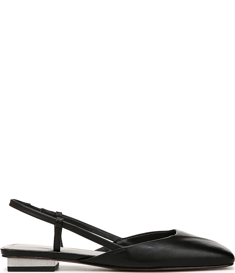Sarto by Franco Sarto Telica Leather Slingback Flats