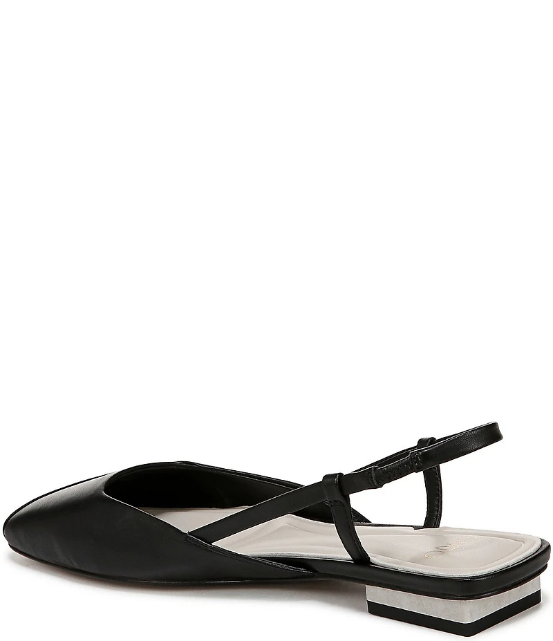 Sarto by Franco Sarto Telica Leather Slingback Flats