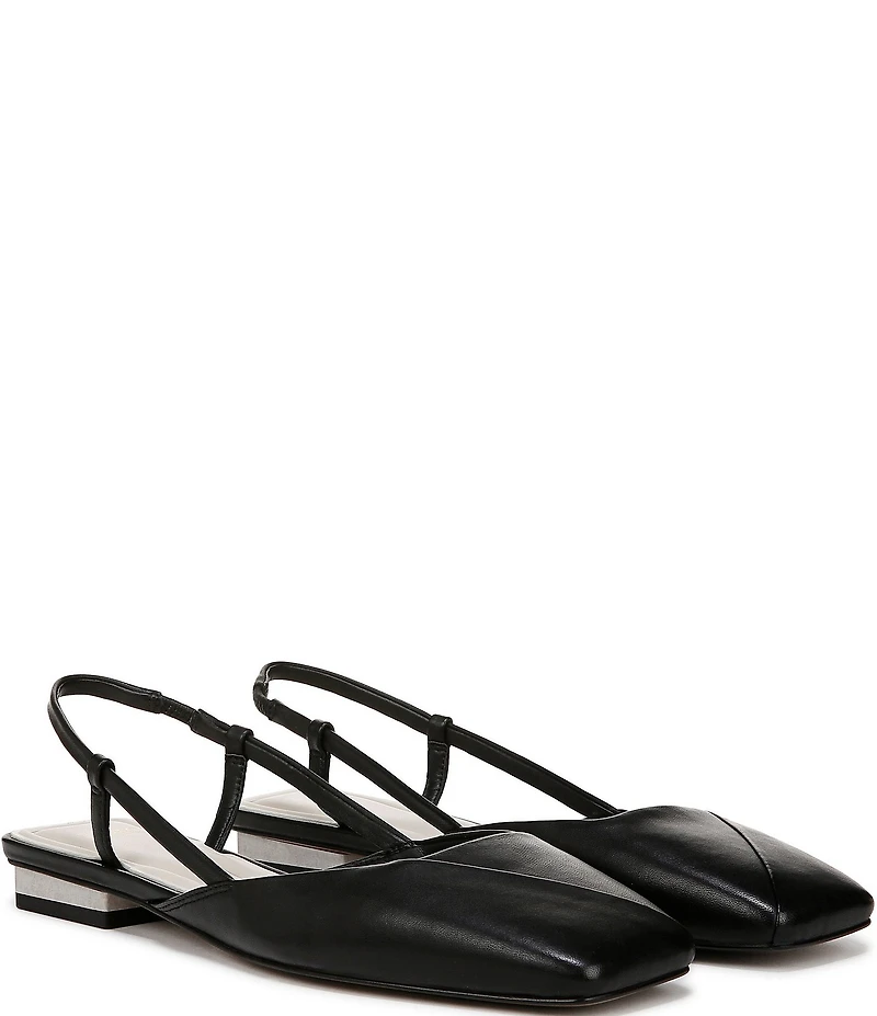 Sarto by Franco Sarto Telica Leather Slingback Flats