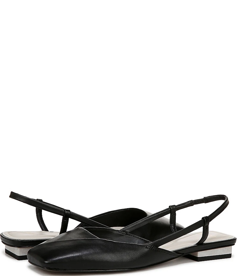 Sarto by Franco Sarto Telica Leather Slingback Flats