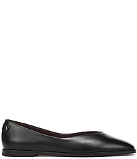 Franco Sarto Tesia Leather High Vamp Square Toe Flats