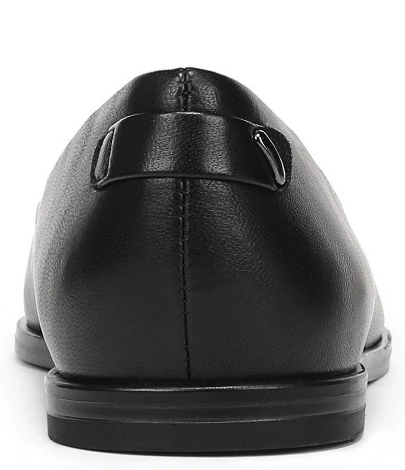 Franco Sarto Tesia Leather High Vamp Square Toe Flats