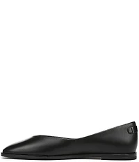 Franco Sarto Tesia Leather High Vamp Square Toe Flats