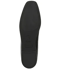 Franco Sarto Tesia Leather High Vamp Square Toe Flats