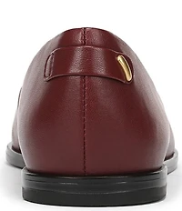 Franco Sarto Tesia Leather High Vamp Square Toe Flats