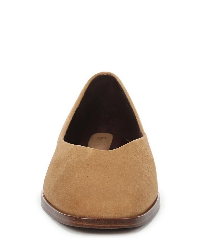Franco Sarto Tesia Suede Square Toe Flats