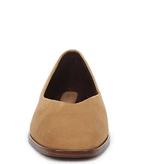 Franco Sarto Tesia Suede Square Toe Flats