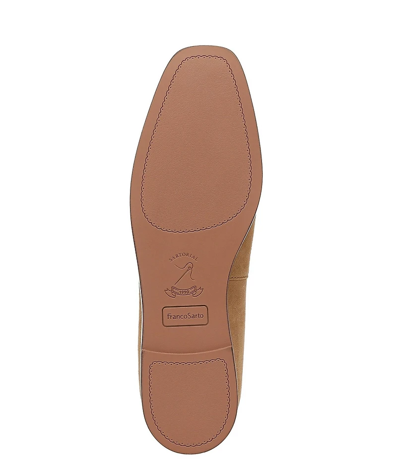 Franco Sarto Tesia Suede Square Toe Flats