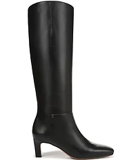 Franco Sarto Timmy Leather Kitten Heel Tall Boots