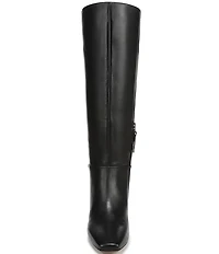 Franco Sarto Timmy Leather Kitten Heel Tall Boots