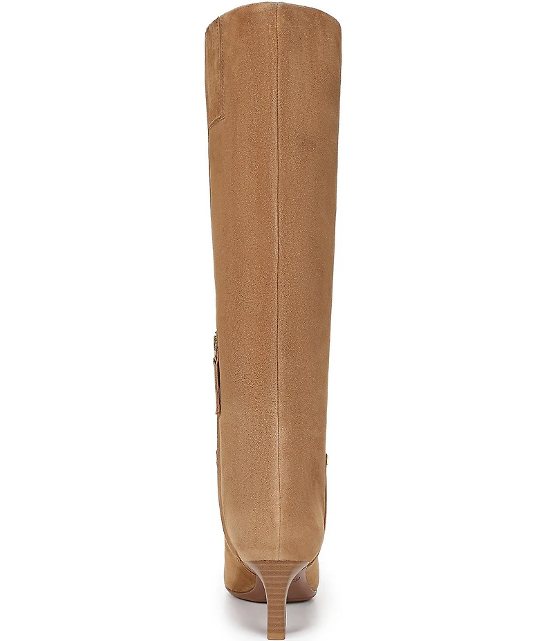 Franco Sarto Timmy Suede Kitten Heel Tall Boots