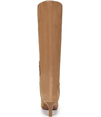 Franco Sarto Timmy Suede Kitten Heel Tall Boots