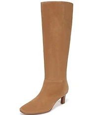 Franco Sarto Timmy Suede Kitten Heel Tall Boots