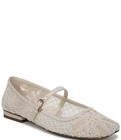 Franco Sarto Tinsley 2 Lace Mary Jane Flats