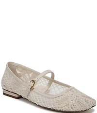 Franco Sarto Tinsley 2 Lace Mary Jane Flats