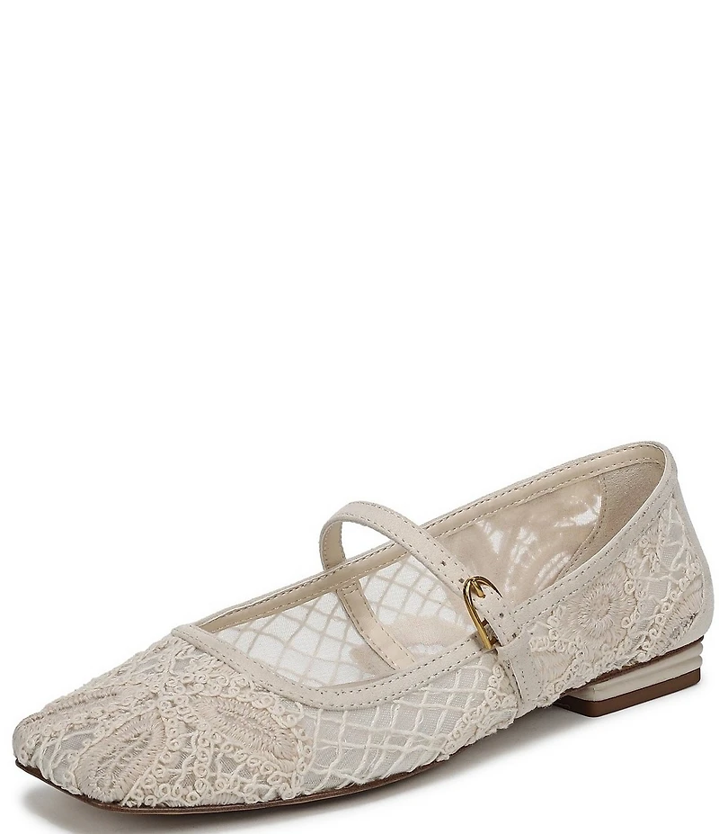 Franco Sarto Tinsley 2 Lace Mary Jane Flats