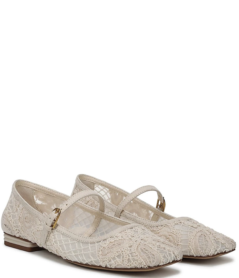 Franco Sarto Tinsley 2 Lace Mary Jane Flats