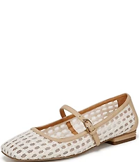 Franco Sarto Tinsley 2 Woven Square Toe Mary Jane Flats