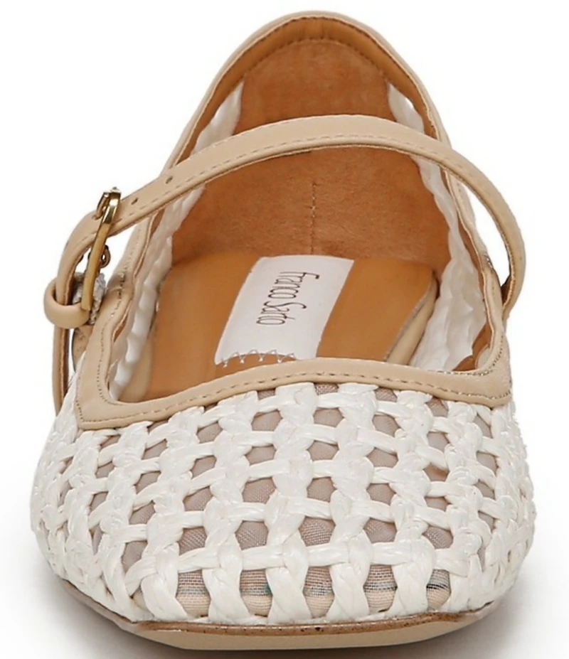 Franco Sarto Tinsley 2 Woven Square Toe Mary Jane Flats