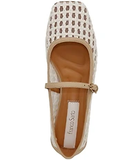 Franco Sarto Tinsley 2 Woven Square Toe Mary Jane Flats