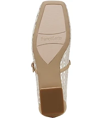 Franco Sarto Tinsley 2 Woven Square Toe Mary Jane Flats