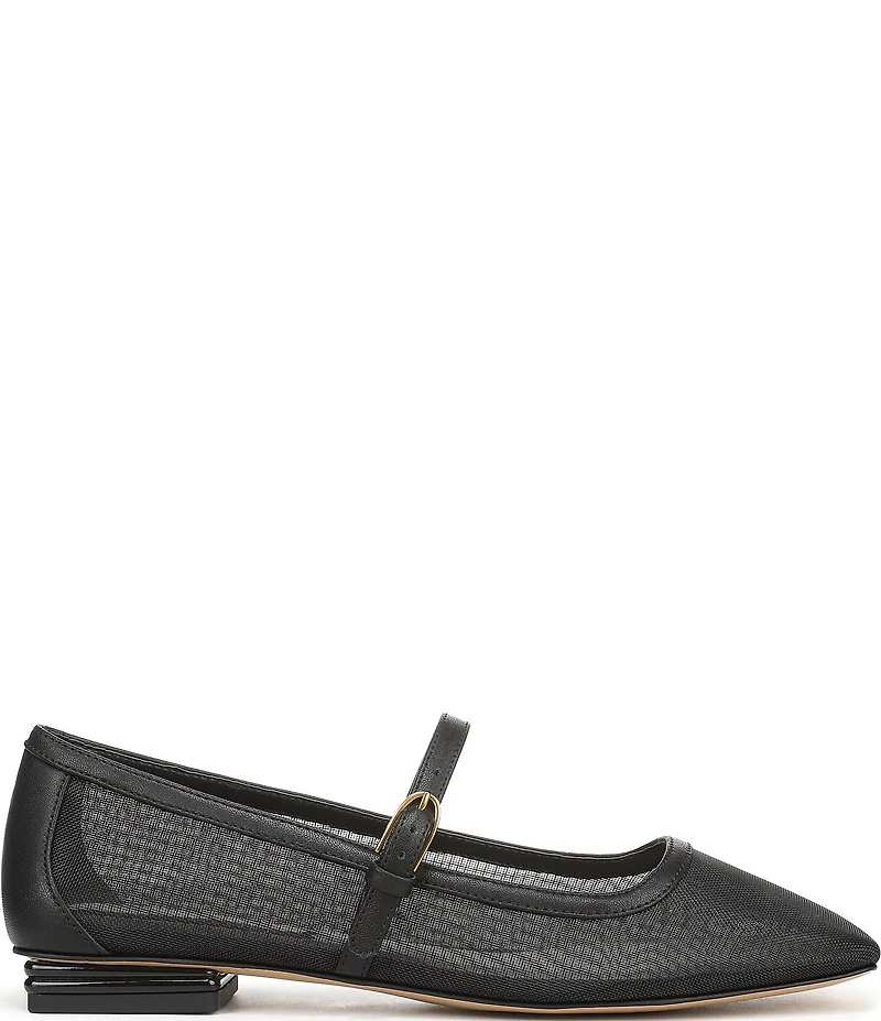 Franco Sarto Tinsley 7 Mesh Square Toe Mary Jane Flats
