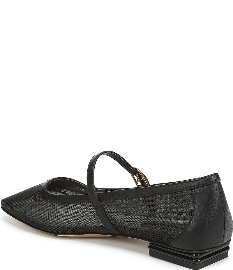 Franco Sarto Tinsley 7 Mesh Square Toe Mary Jane Flats