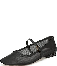 Franco Sarto Tinsley 7 Mesh Square Toe Mary Jane Flats