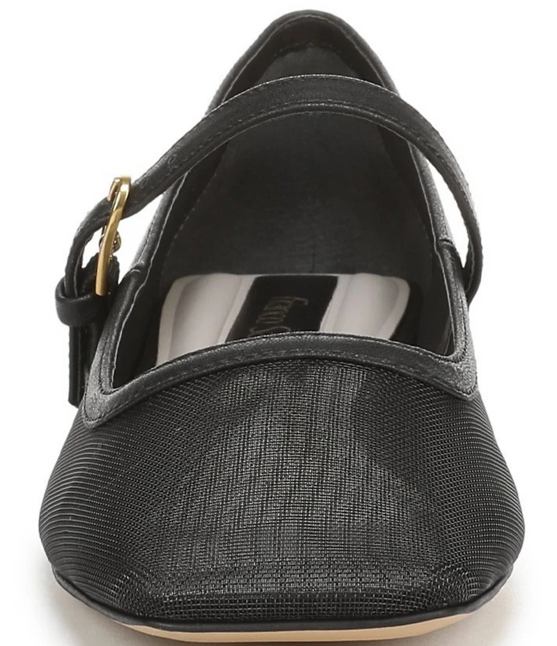Franco Sarto Tinsley 7 Mesh Square Toe Mary Jane Flats
