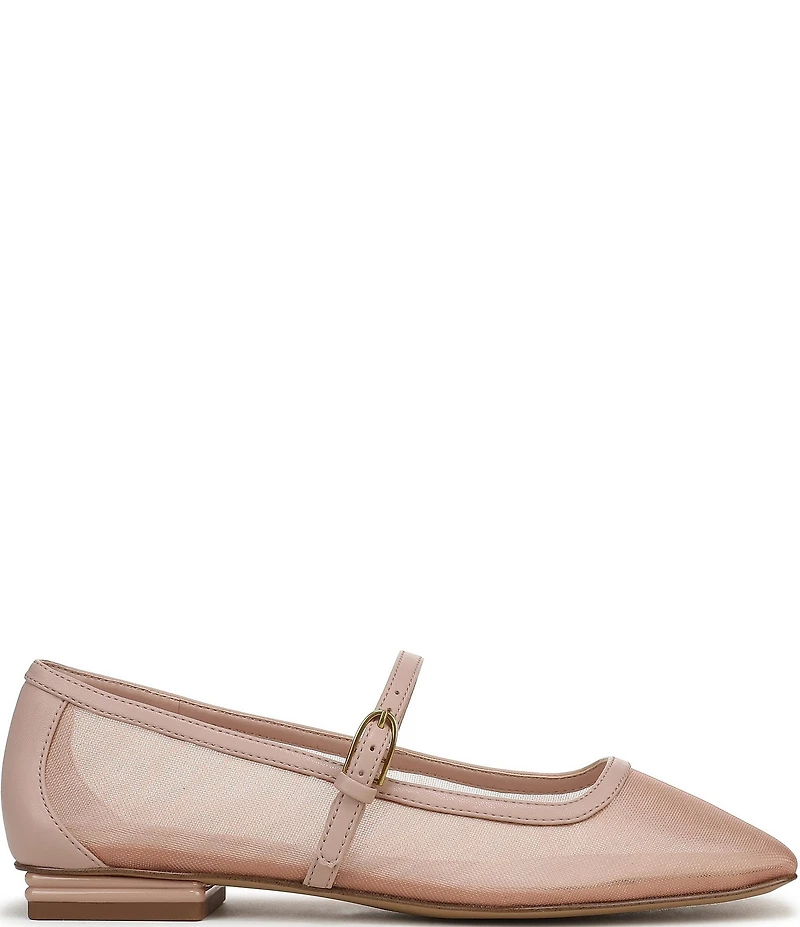 Franco Sarto Tinsley 7 Mesh Square Toe Mary Jane Flats