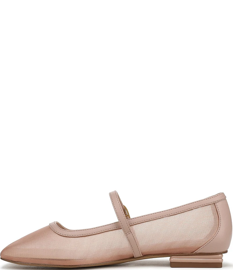 Franco Sarto Tinsley 7 Mesh Square Toe Mary Jane Flats
